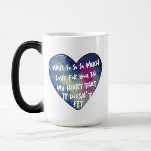 Flirty Love Quote Valentinstag Tasse - Farb-Morphi