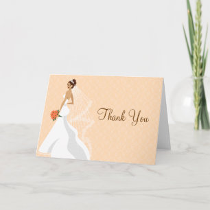 Flirty Peach Hochzeitsdusche Danke schön