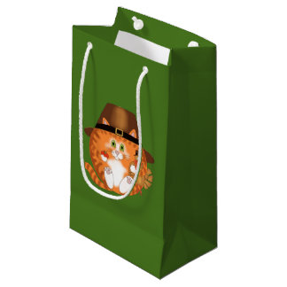 Flitter-Katzen-Erntedank Kleine Geschenktüte