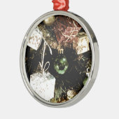 Flitter Silbernes Ornament (Links)