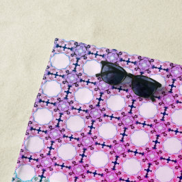 Flitterwaben: Geometrisches Muster für komplexe Wa Strandtuch