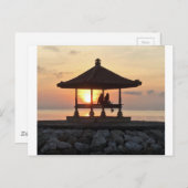 Flitterwochen auf Bali Postkarte (Vorne/Hinten)