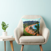 Flitterwochen auf Maui Personalisiert Beach Pillow Kissen (Stuhl )