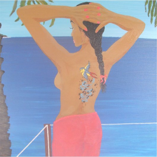 Flitterwochen Aufkleber (Vorderseite)