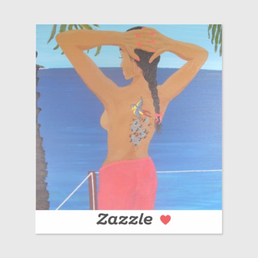 Flitterwochen Aufkleber (Blatt)