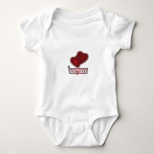 Flitterwochen Baby Strampler (Vorderseite)