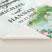 Flitterwochen Blanket mit schöner, blütiger Landsc Sherpadecke (3/4)