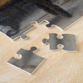 Flitterwochen (Braut und Bräutigam auf einer Bank) Puzzle (Seite)