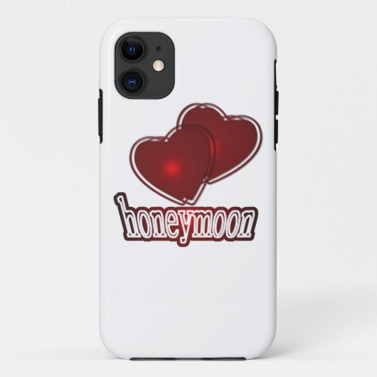 Flitterwochen Case-Mate iPhone Hülle (Rückseite)