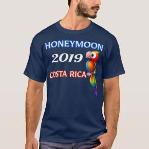 Flitterwochen Costa Rica 2019 Shirt zum farbenfroh