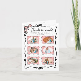 Flitterwochen Danke Foto Hand Drawn Bow