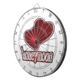 Flitterwochen Dartscheibe (Vorderseite rechts)