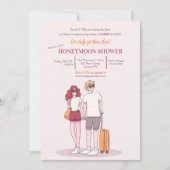 Flitterwochen Einladung zur Dusche 2 (Vorderseite)