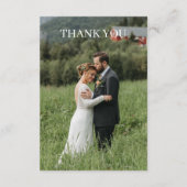 Flitterwochen-Fonds QR-Code Foto-Beilagekarte Begleitkarte (Rückseite)