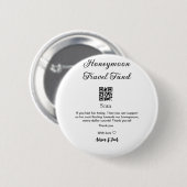 Flitterwochen-Fonds QR-Code scannen Namen hinzufüg Button (Vorne & Hinten)