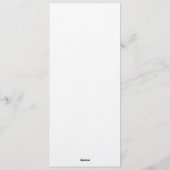 Flitterwochen Fonds QR-Code Schild Hochzeit Flitte Einladung (Rückseite)