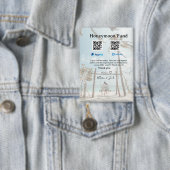 Flitterwochen-Fonds Venmo PayPal-Spende Q R Paar Button (Insitu)