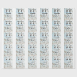 Flitterwochen Fonds Venmo PayPal-Spende Q R Paar Geschenkpapier