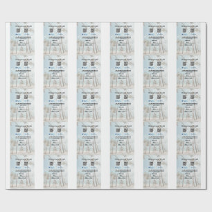 Flitterwochen Fonds Venmo PayPal-Spende Q R Paar Geschenkpapier