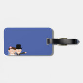 Flitterwochen Gepäckanhänger (Rückseite horizontal)