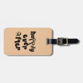 Flitterwochen-Gepäcktag Gepäckanhänger (Vorderseite horizontal)