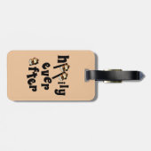 Flitterwochen-Gepäcktag Gepäckanhänger (Rückseite horizontal)