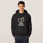 Flitterwochen Hochzeitsfeier Frischvermählte Braut Hoodie (Vorne ganz)