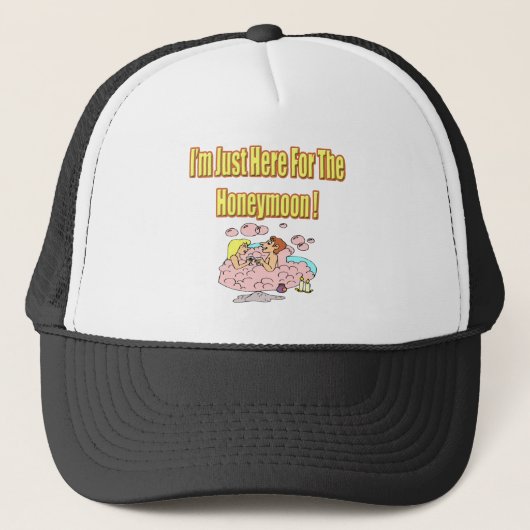 Flitterwochen-Hut/Kappe Truckerkappe (Vorderseite)