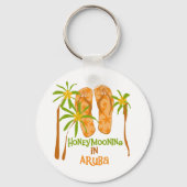 Flitterwochen in Aruba Schlüsselanhänger (Vorderseite)
