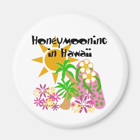 Flitterwochen in Hawaii Magnet (Vorne)