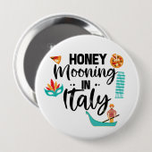 Flitterwochen in Italien Paare Matching Vacation Button (Vorne & Hinten)