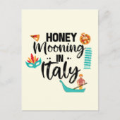 Flitterwochen in Italien Paare Matching Vacation Postkarte (Vorderseite)