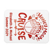 Flitterwochen individuelle Kreuzfahrt Kabine Tür Magnet (Horizontal)