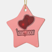 Flitterwochen Keramikornament (Links)