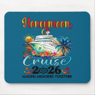 Flitterwochen-Kreuzfahrt 2026 Frisch verheiratet D Mousepad