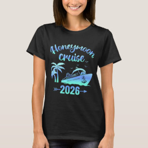 Flitterwochen Kreuzfahrt Verheiratet 2026 Paare Pa T-Shirt