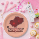 Flitterwochen Pappteller (Party)