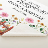 Flitterwochen Personalisiert Blanket für die Neuge Sherpadecke (3/4)