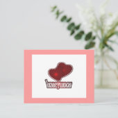 Flitterwochen Postkarte (Stehend Vorderseite)