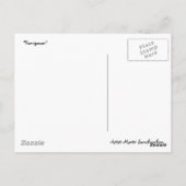 Flitterwochen Postkarte (Rückseite)