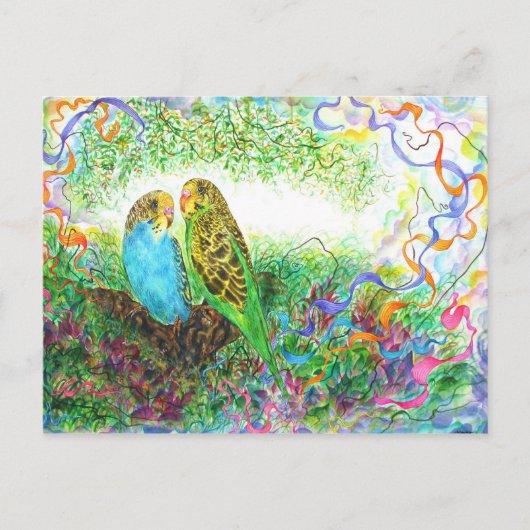 Flitterwochen Postkarte (Vorderseite)