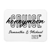 Flitterwochen Schifffahrt Elegante Einfach und ind Magnet (Horizontal)