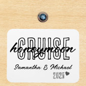 Flitterwochen Schifffahrt Elegante Einfach und ind Magnet