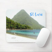 Flitterwochen, St Lucia Mousepad (Mit Mouse)