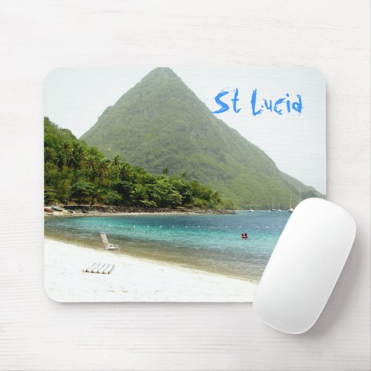 Flitterwochen, St Lucia Mousepad (Mit Mouse)