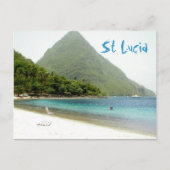 Flitterwochen, St. Lucia Postkarte (Vorderseite)