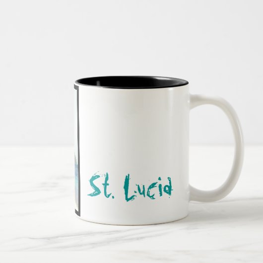 Flitterwochen, St- LuciaTasse Zweifarbige Tasse (Rechts)