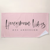 Flitterwochen Strandtuch (Vorderseite)