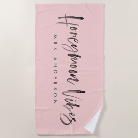 Flitterwochen Strandtuch (Vorderseite)