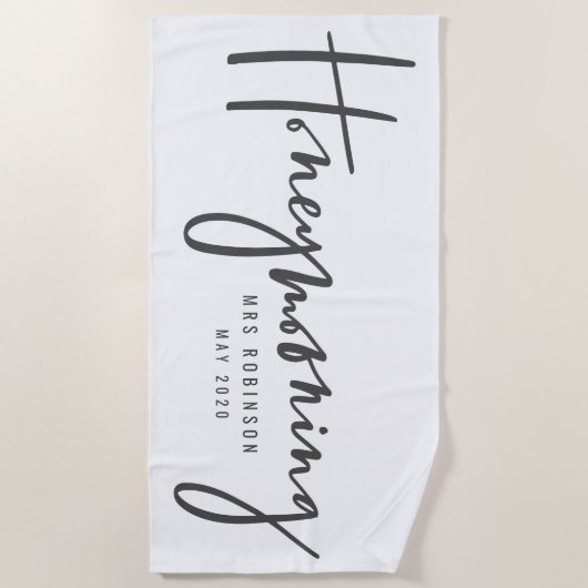 Flitterwochen Strandtuch (Vorderseite)